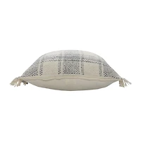 LR Home Lyon Plaid Square Throw Pillow