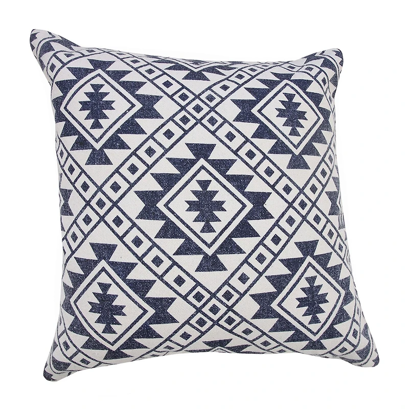 LR Home Dutt Geometric Square Throw Pillow