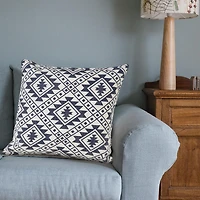 LR Home Dutt Geometric Square Throw Pillow