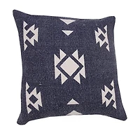 LR Home Ram Geometric Square Throw Pillow