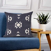 LR Home Ram Geometric Square Throw Pillow