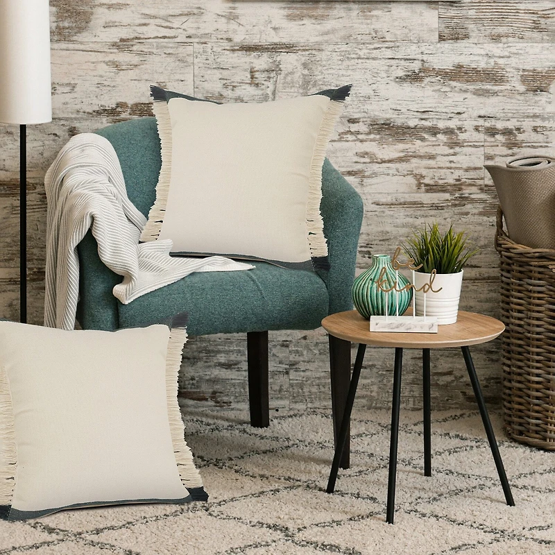 LR Home Mira Stripe Square Throw Pillow