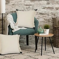 LR Home Mira Stripe Square Throw Pillow