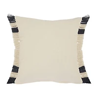 LR Home Mistaus Stripe Square Throw Pillow