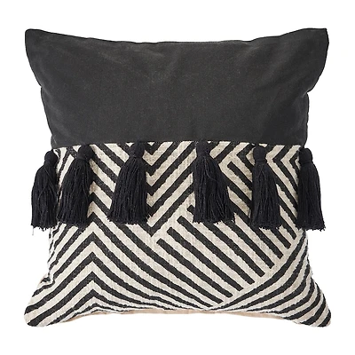 LR Home Misty Chevron Square Throw Pillow