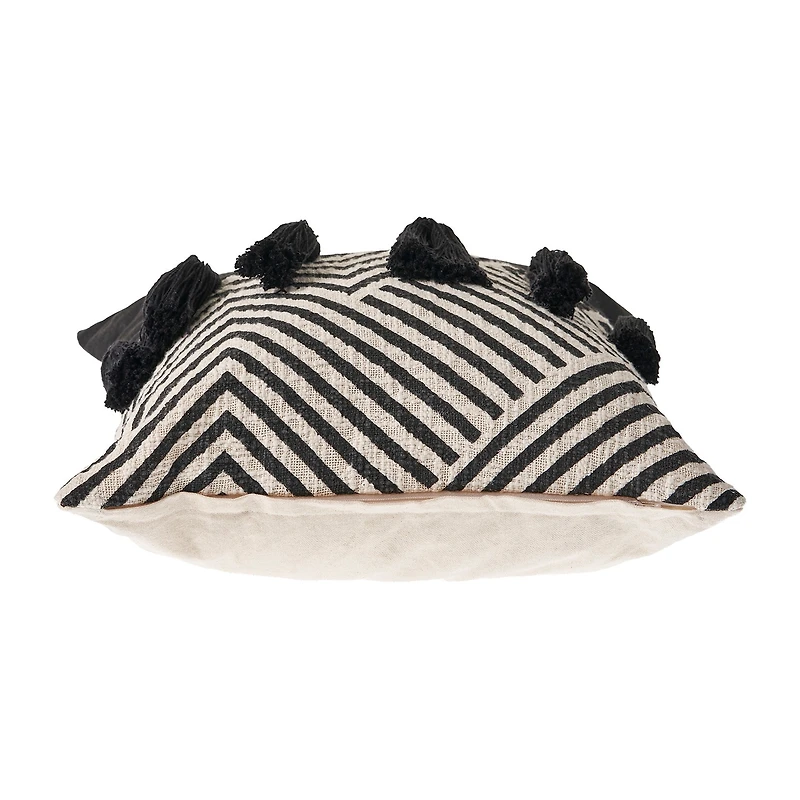 LR Home Misty Chevron Square Throw Pillow