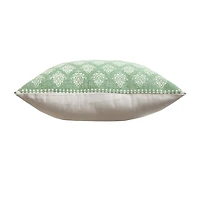 LR Home Ara Border Set Square Throw Pillow
