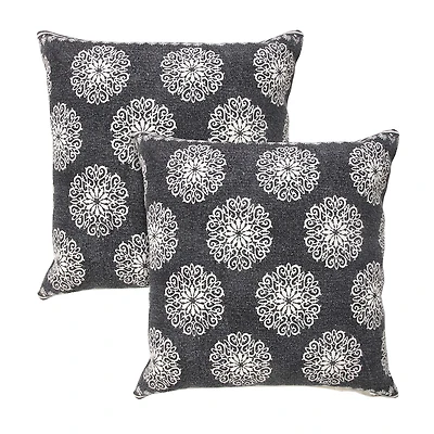 LR Home Sac Border Set Square Throw Pillow