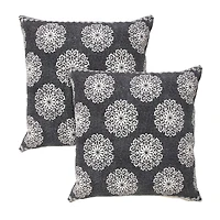 LR Home Sac Border Set Square Throw Pillow