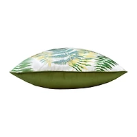 LR Home Ren Ros Floral Square Throw Pillow