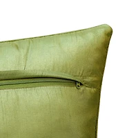 LR Home Ren Ros Floral Square Throw Pillow