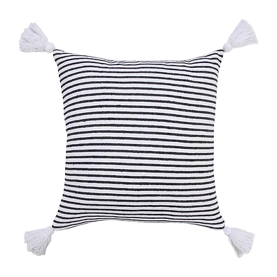 LR Home Finn Stripe Square Throw Pillow