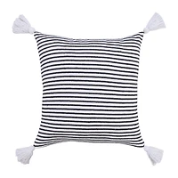 LR Home Finn Stripe Square Throw Pillow