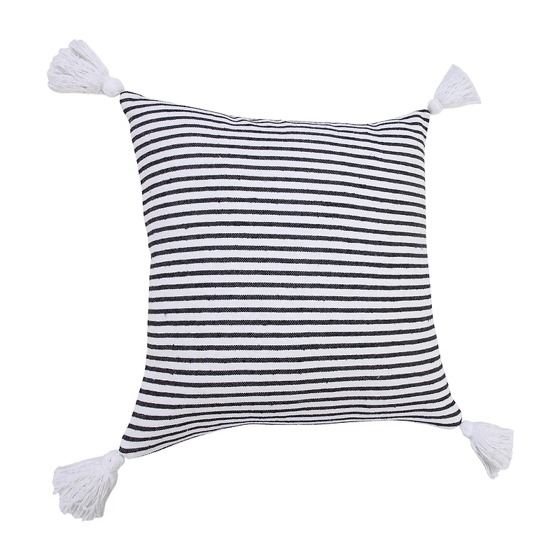 LR Home Finn Stripe Square Throw Pillow