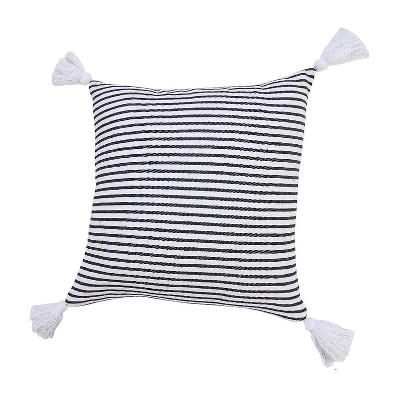 LR Home Finn Stripe Square Throw Pillow
