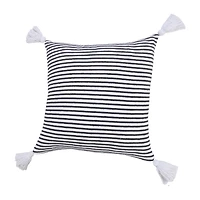 LR Home Finn Stripe Square Throw Pillow