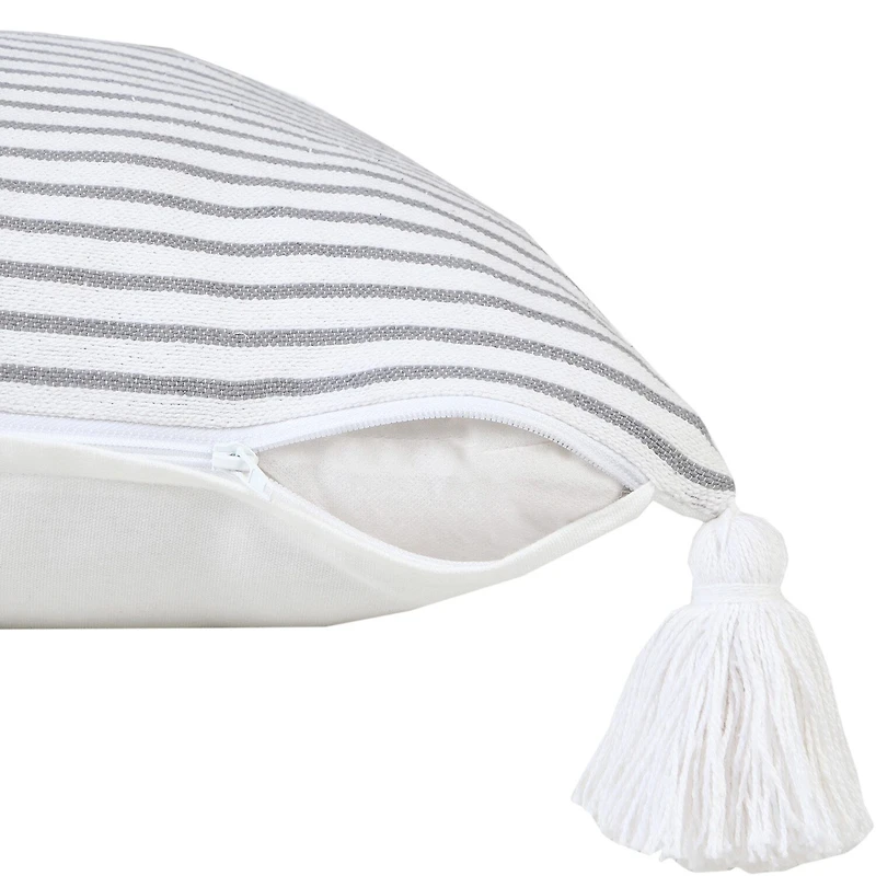 LR Home Finn Stripe Square Throw Pillow
