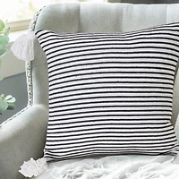 LR Home Finn Stripe Square Throw Pillow