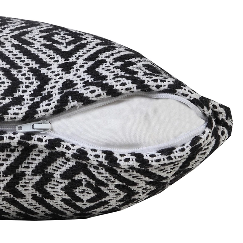LR Home Riss Geometric Square Throw Pillow