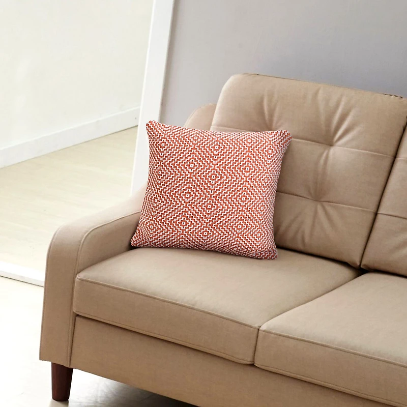 LR Home Rase Geometric Square Throw Pillow
