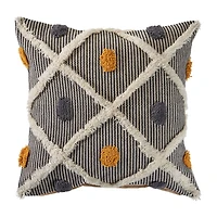 LR Home Rosh Stripe Square Throw Pillow