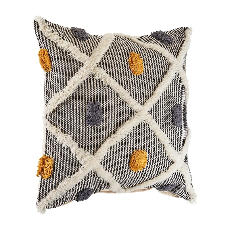 LR Home Rosh Stripe Square Throw Pillow