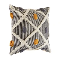 LR Home Rosh Stripe Square Throw Pillow