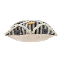 LR Home Rosh Stripe Square Throw Pillow
