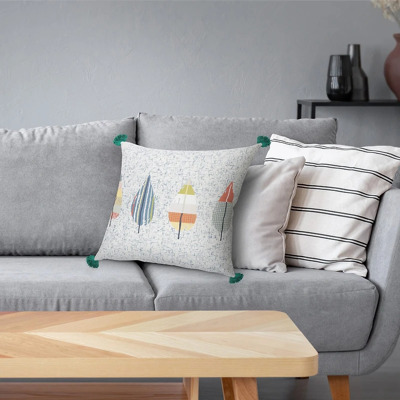 LR Home Ross Geometric Square Throw Pillow