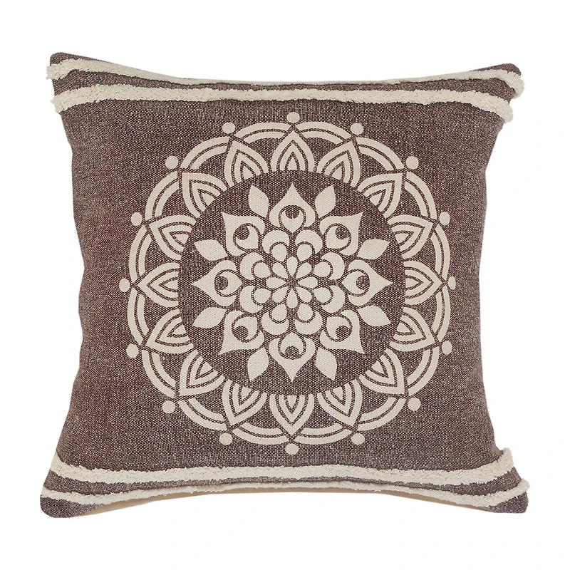 LR Home Santy Abstract Square Throw Pillow
