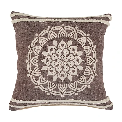 LR Home Santy Abstract Square Throw Pillow