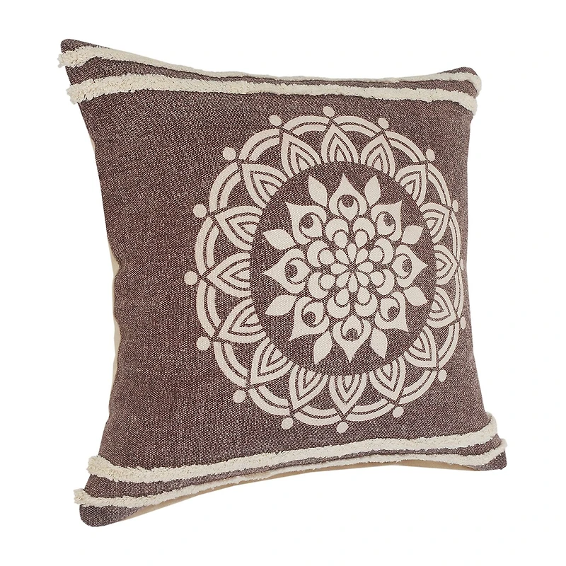 LR Home Santy Abstract Square Throw Pillow