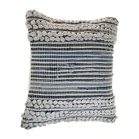 LR Home Kher Stripe Square Throw Pillow