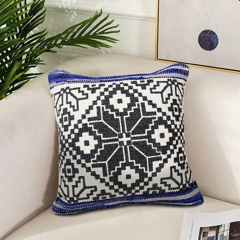 LR Home Kir Geometric Square Throw Pillow