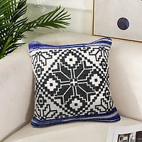 LR Home Kir Geometric Square Throw Pillow