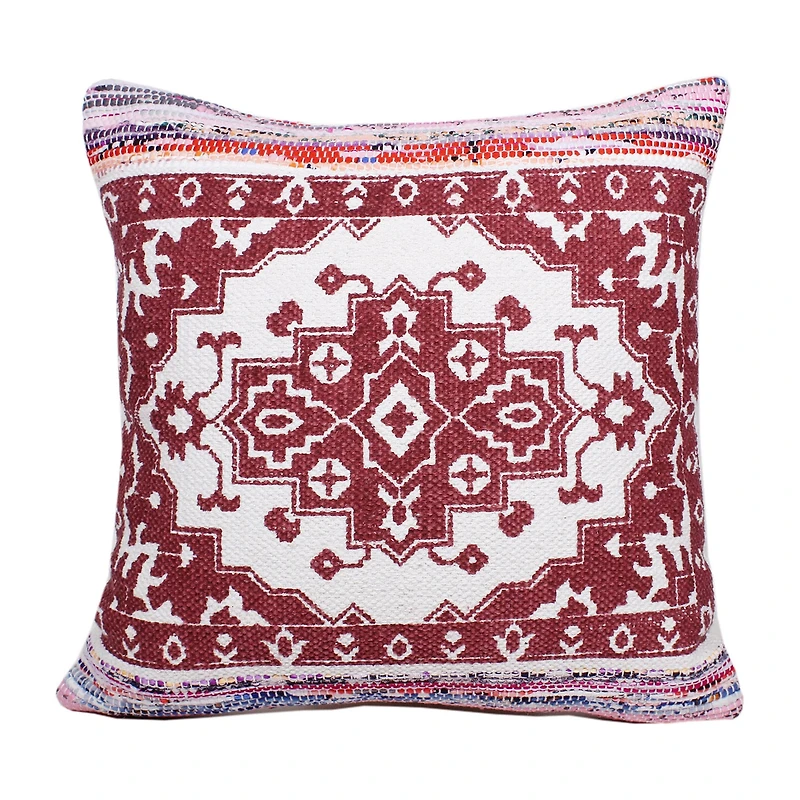 LR Home Mika Geometric Square Throw Pillow