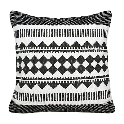 LR Home Koum Geometric Square Throw Pillow