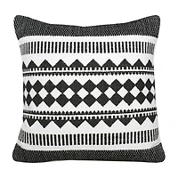 LR Home Koum Geometric Square Throw Pillow