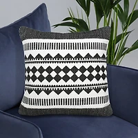 LR Home Koum Geometric Square Throw Pillow
