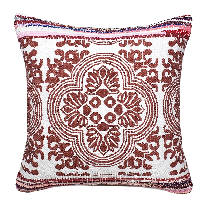 LR Home Nich Geometric Square Throw Pillow