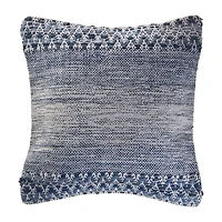 LR Home Shab Chevron Square Throw Pillow