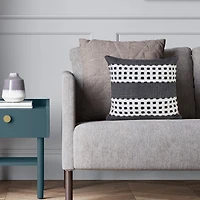 LR Home Sundry Stripe Square Throw Pillow