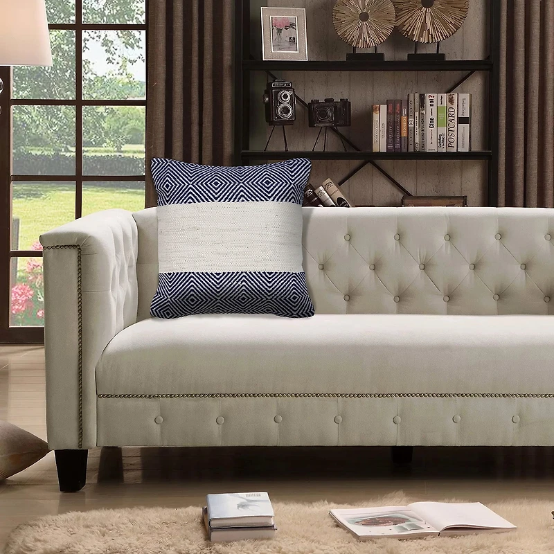 LR Home Tony Diamond Square Throw Pillow