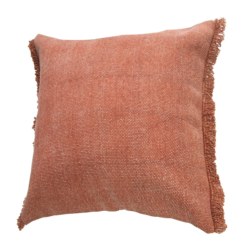 LR Home Vanita Solid Square Throw Pillow