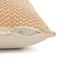 LR Home Zinna Chevron Square Throw Pillow