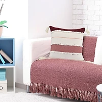 LR Home Mike Stripe Square Throw Pillow