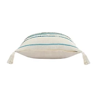LR Home Riv Stripe Set Square Throw Pillow