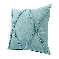 LR Home Aaina Modern Square Throw Pillow
