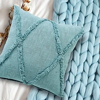 LR Home Aaina Modern Square Throw Pillow