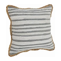 LR Home Abena Stripe Square Throw Pillow